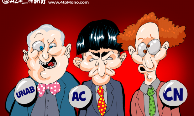 Caricatura Los tres Chiflados